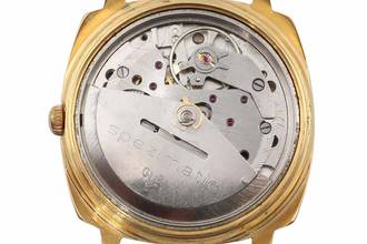 Thumbnail von Glashütte Original Spezimatic Messing vergoldet Automatik Herrenuhr Vintage Klassiker