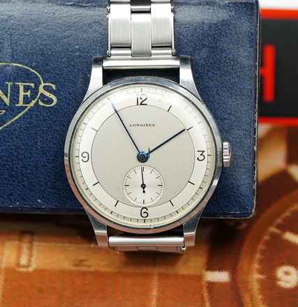  Longines Oversize Calatatrava with Rare SECTOR Dial Vintage Box and Extract 