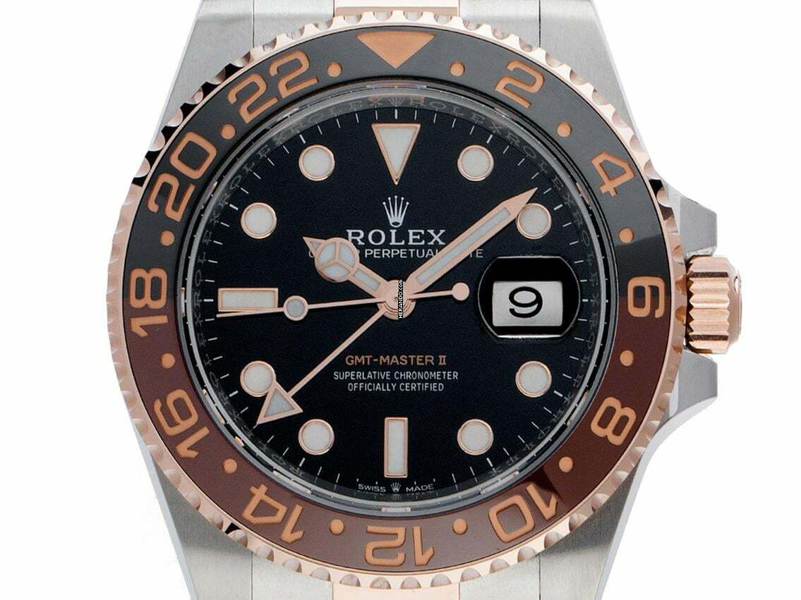 Rolex GMT-Master II Root Beer Ref.126711CHNR 2025 Full Set Ungetragen GMT Master II Rootbeer