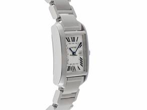 Thumbnail von Cartier Tank Française MM Medium Modell Ref.2465 2004 Full Set sehr Gut Vintage Tank Francaise MM Medium Modell