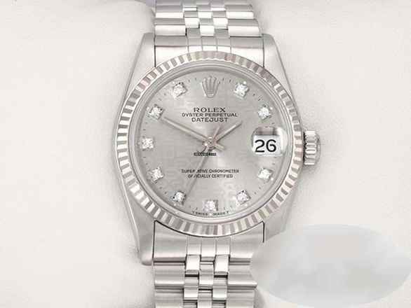  Rolex Datejust 31 31mm 68274 1995 Stahl Weissgold 750 Diamanten Automatik Stainless Steel 18kt White Gold Jubilé-band Chronometer Oyster 