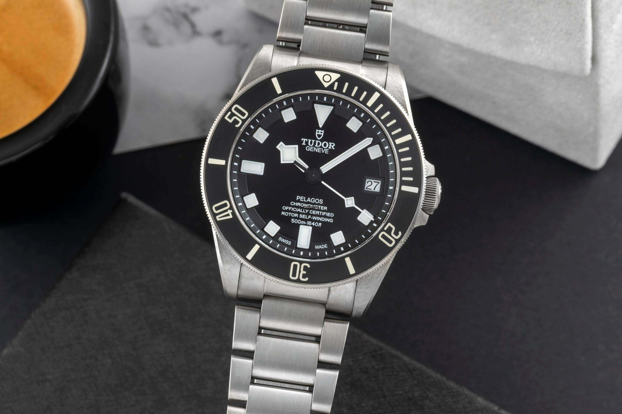 Tudor Pelagos Chronometer Titan Automatik Herrenuhr Ref. 25600TN Papers 2018
