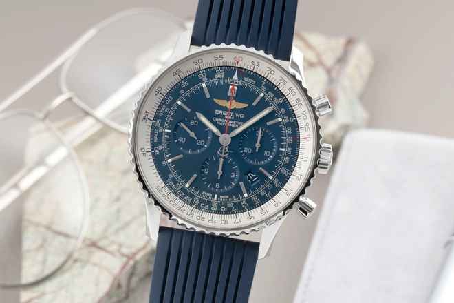  Breitling Navitimer 1 B01 Chronograph 46 Automatik Ref. AB0127 Papiere 2018 