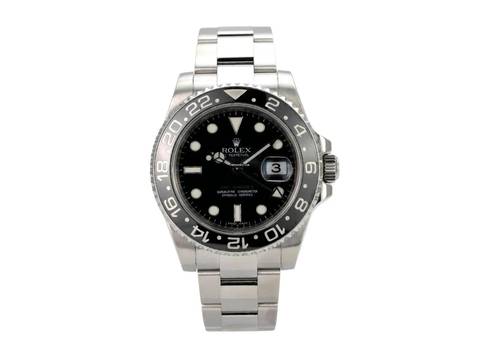  Rolex GMT-Master II Edelstahl Ref. 116710LN 