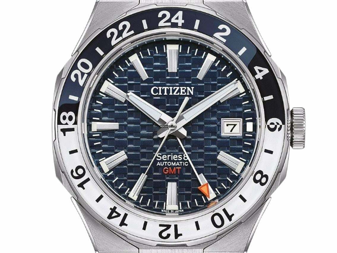 Citizen Mechanical Series 8 GMT Ref.NB6034-58L Full Set Neu Mechanical Series 8 GMT