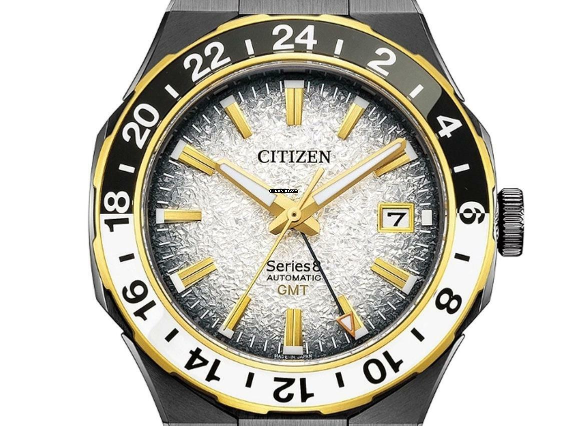 Citizen Mechanical Series 8 GMT Ref.NB6035-55H Full Set Neu Mechanical Series 8 GMT Limitiert