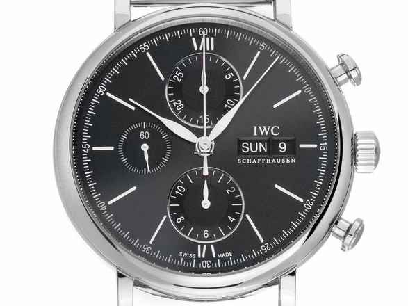  IWC Portofino Chronograph Ref.IW391030 2017 Full Set wie Neu Vintage Portofino Chronograph 