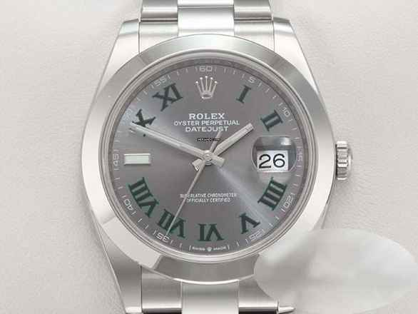  Rolex Datejust 41 41mm 126300 2025 Wimbledon Edelstahl Automatik Stahl Stainless Steel Oyster-band Chronometer 