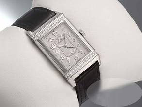 Thumbnail von Jaeger-LeCoultre Grande Reverso Lady Ultra Thin 268.8.86 Edelstahl Diamanten Steel