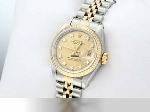 Thumbnail von Rolex Lady-Datejust Edelstahl Gelbgold 750 Diamanten Automatik Gold Stahl Damen Stainless Steel 18kt Yellow Gold Jubilé-band Chronometer Oyster