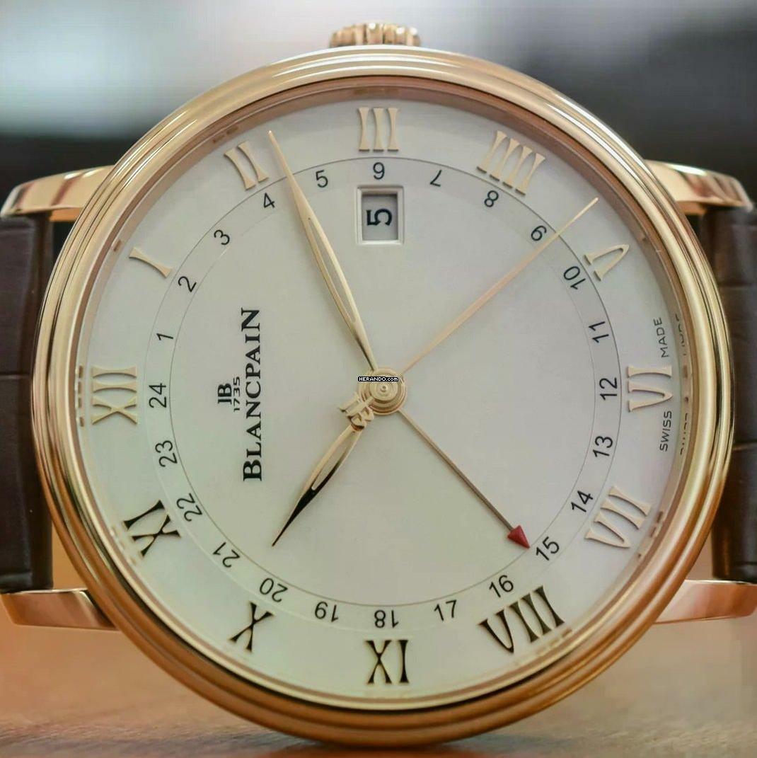 Blancpain Villeret Gmt Date NEW FULL SET