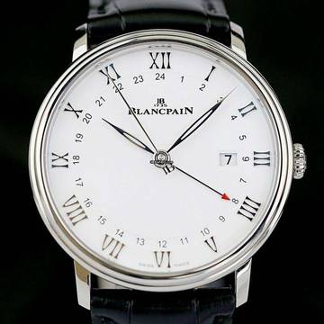  Blancpain Villeret Gmt Date NEW FULL SET 