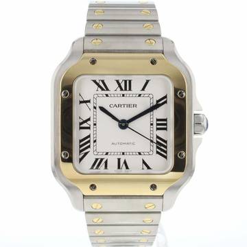  Cartier Santos De Cartier Steel/Gold Medium 