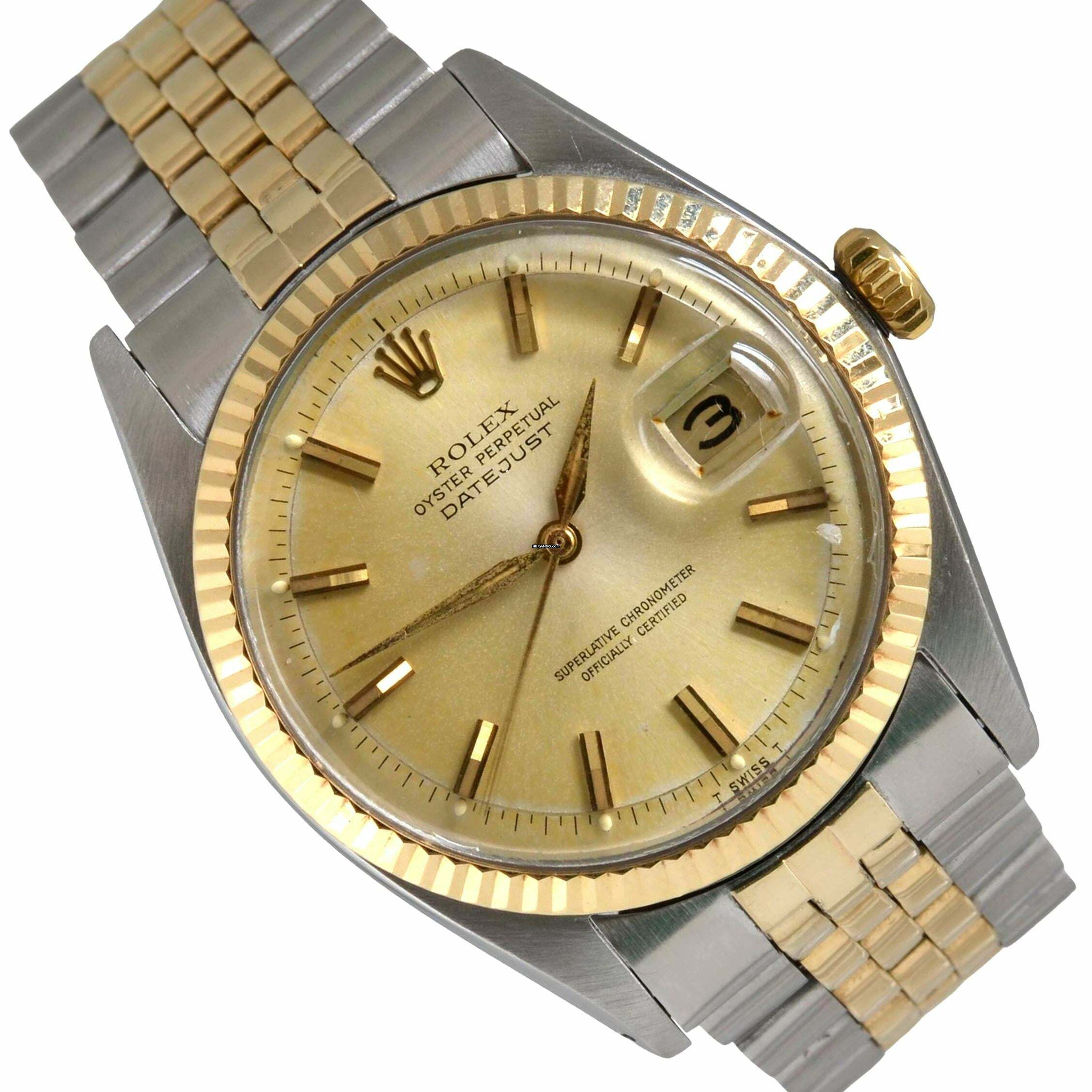 Rolex Datejust 36 1601 Champagne dial U.S.A. market 1964