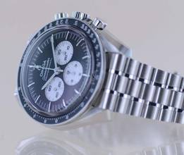 Thumbnail von Omega Speedmaster Professional Moonwatch Reverse Panda Moonwatch Saphirglas 3861 B+P