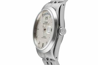 Thumbnail von Tudor Prince Date Day Linen Dial Edelstahl Automatik Herren Ref. 76200