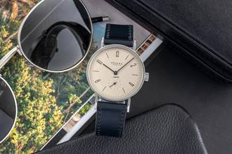 Thumbnail von NOMOS Tangente Stahl Handaufzug Ref. 101 Box und Papiere 1993