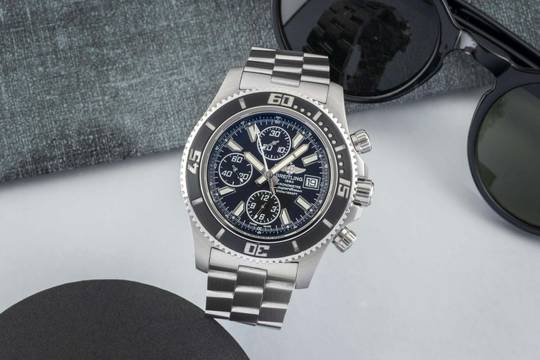  Breitling Superocean Chronograph II Automatik Edelstahl Herrenuhr Ref. A13341 