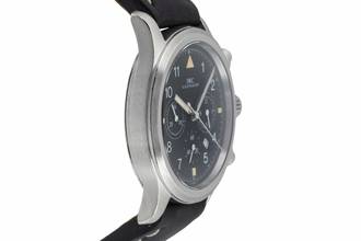 Thumbnail von IWC Fliegeruhr Chronograph Pilot Chronograph Edelstahl Quarz Herrenuhr Edelstahl Ref. IW374101