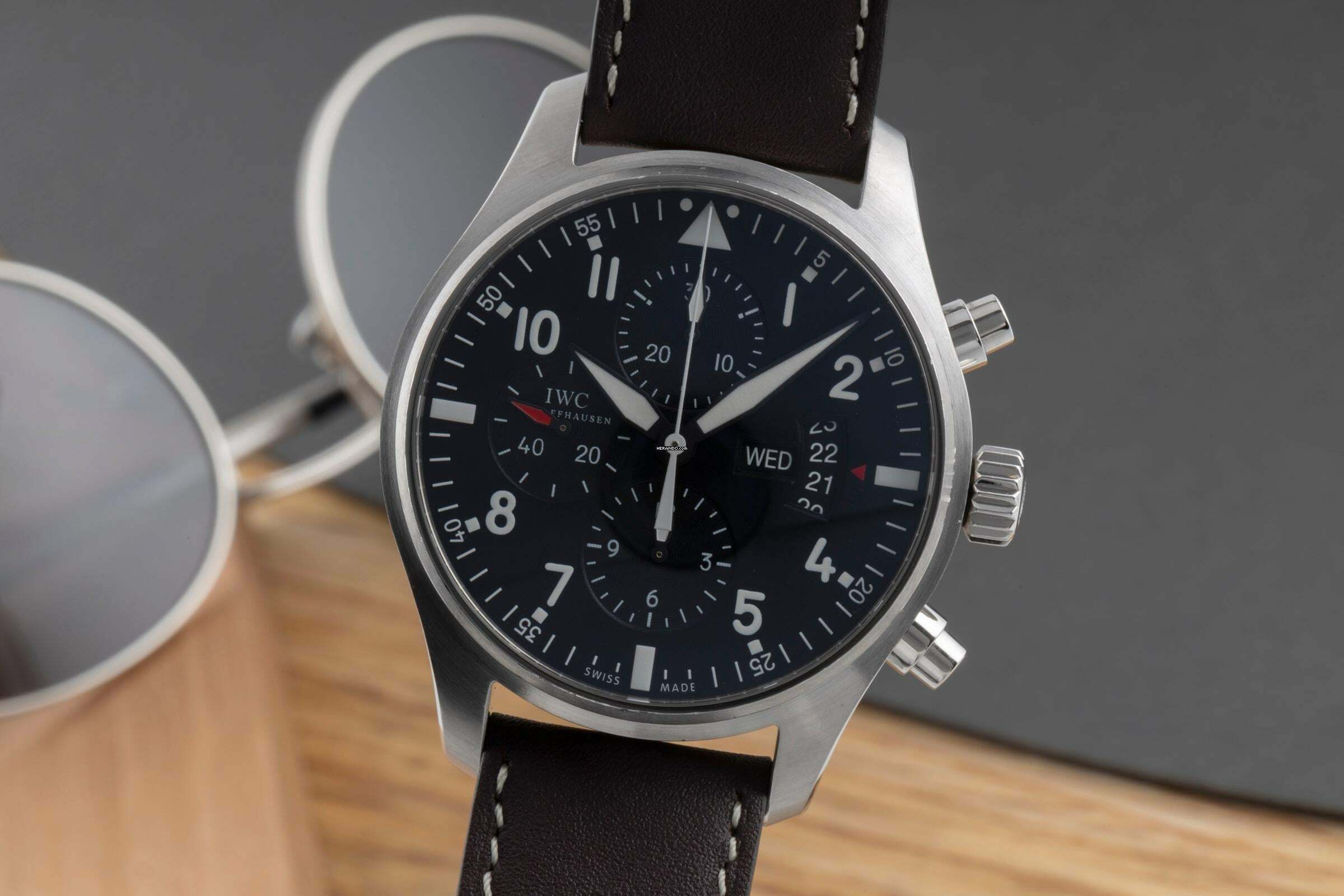 IWC Fliegeruhr Chronograph Pilot Fliegeruhr Chronograph Automatik Herrenuhr Ref. IW377701