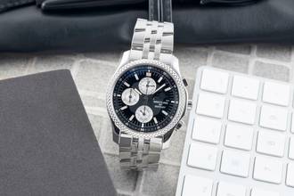 Thumbnail von Breitling Bentley Mark VI Chronograph Stahl / Platin Ref P1936212/B977 Papiere