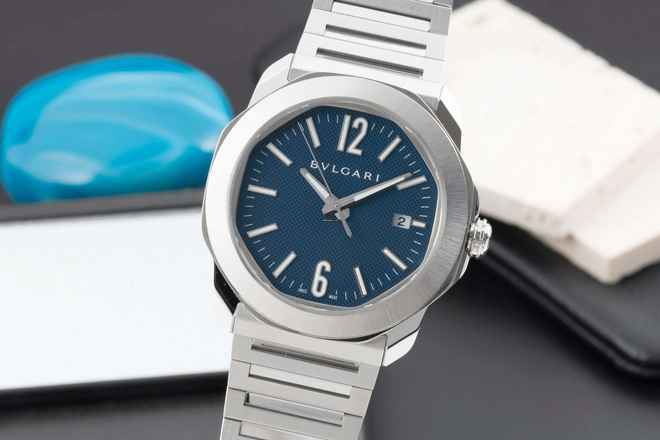  Bulgari Octo Roma Stahl Automatik Herrenuhr Ref. 103739 - OC 41 S Box & Papiere 