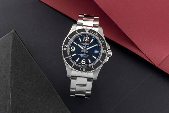  Breitling Superocean 42 Stahl Automatik Herrenuhr Ref A17366021B1A1 B&P 2022 