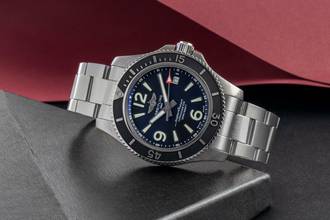 Thumbnail von Breitling Superocean 42 Stahl Automatik Herrenuhr Ref A17366021B1A1 B&P 2022
