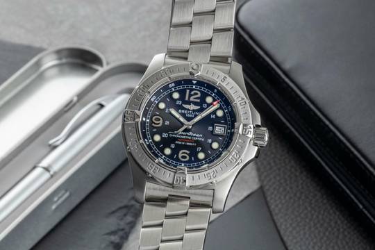  Breitling Superocean Steelfish Chronometre 2000M Steelfish Edelstahl Automatik Ref. A17390 