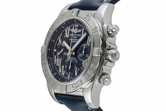 Thumbnail von Breitling Chronomat 44 Chronograph Black Dial Edelstahl Automatik Ref. AB0110
