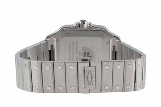 Thumbnail von Cartier Santos De Cartier Blue Stahl Automatik Herrenuhr Ref. WSSA0047 B&P 2023