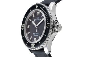 Thumbnail von Blancpain Fifty Fathoms Stahl Automatik Herrenuhr Ref 5015 1130 52A Papiere 2015
