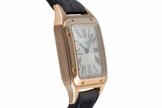 Thumbnail von Cartier Santos Dumont 18k Rotgold Quarz Damenuhr WGSA0022 4212