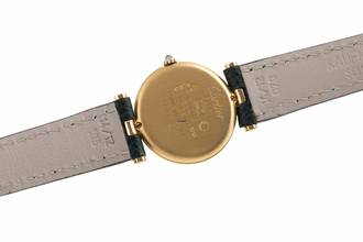 Thumbnail von Cartier Vendome must de Cartier Vendome SM 925 Silber vergoldet Damenuhr Ref. 84978913