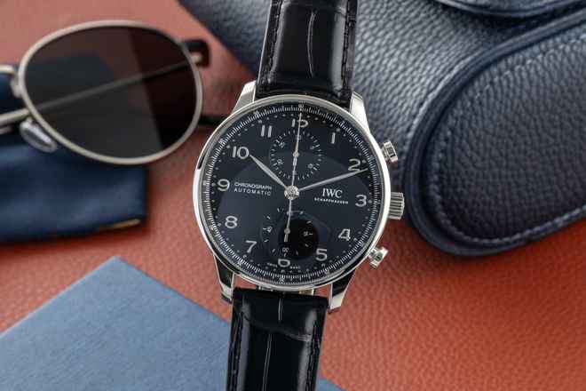  IWC Portugieser Chronograph Automatik Stahl Ref. IW371609 B&P 2021 