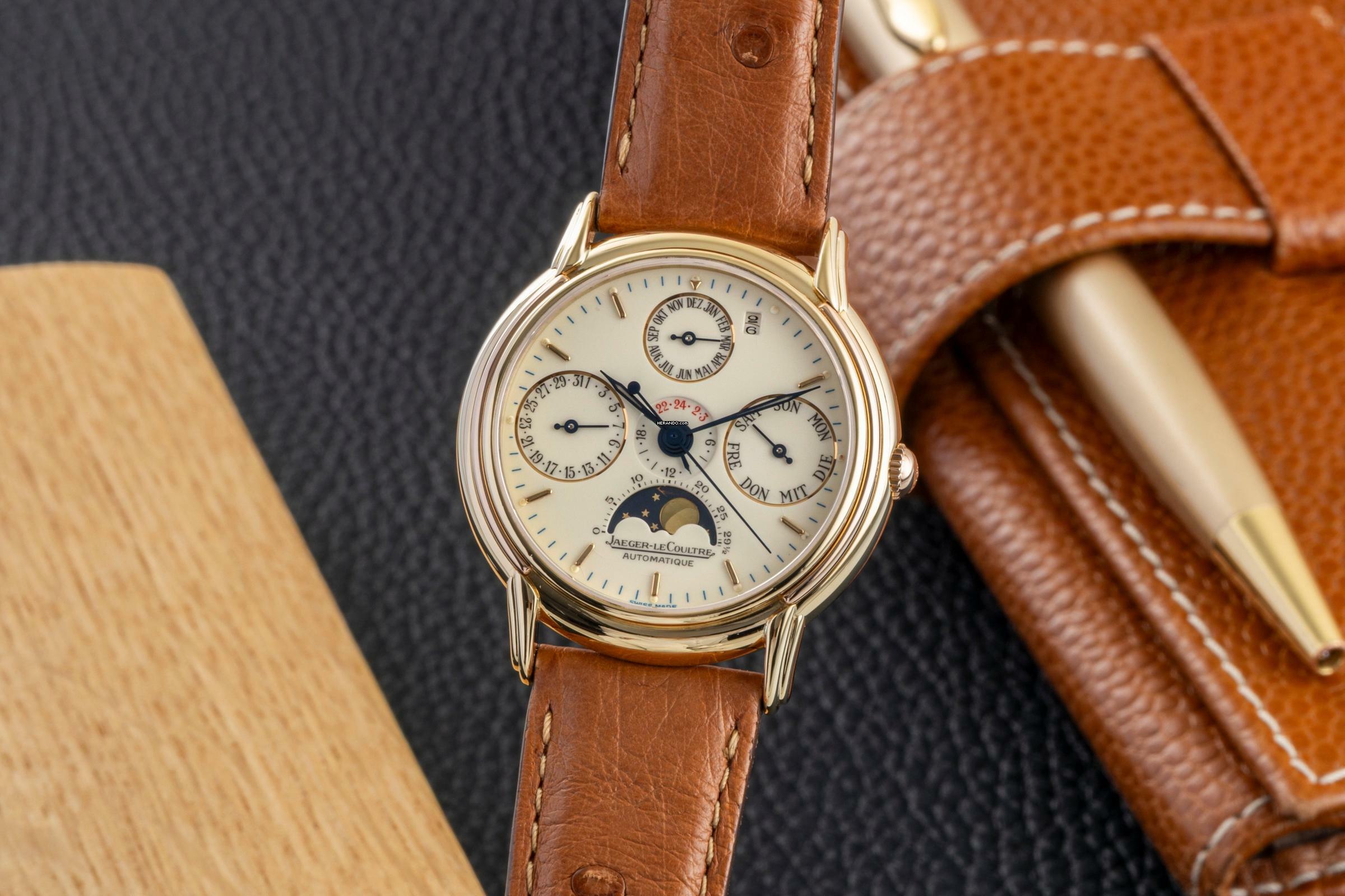 Jaeger-LeCoultre Odysseus 18K Gold Automatik Ewiger Kalender Ref. 166.7.80 Box