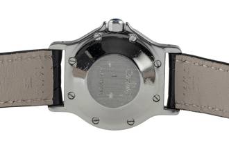 Thumbnail von Cartier Santos Ronde GM Octagon Automatik Edelstahl Herrenuhr Medium Ref. 2965