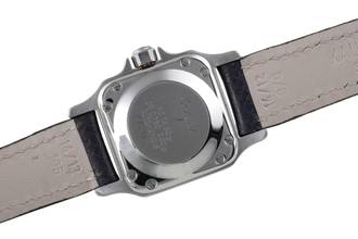 Thumbnail von Cartier Santos Lady Stahl / Gold Automatik Damenuhr Ref. 0902