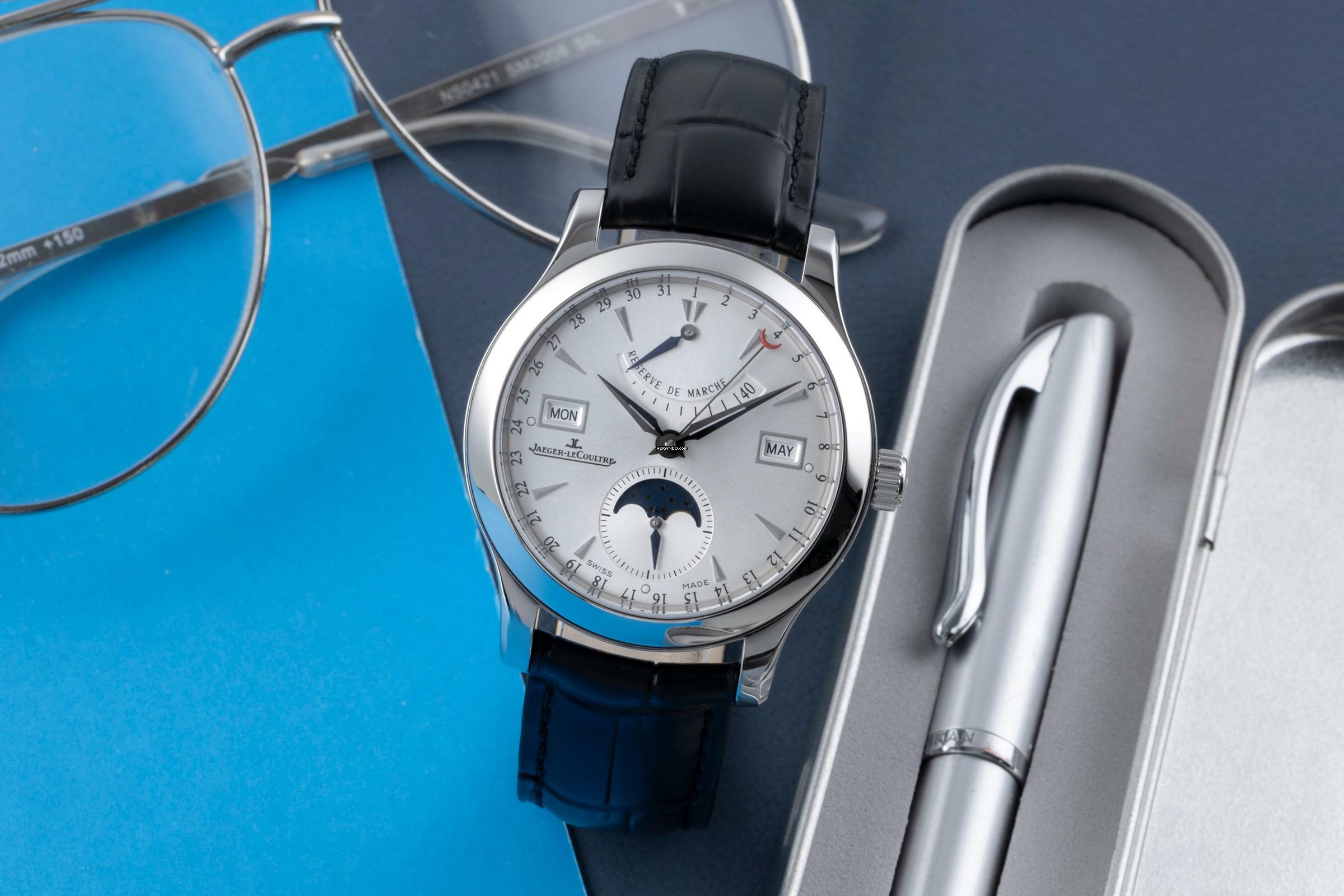 Jaeger-LeCoultre Master Calendar Control Stahl Automatik Ref. Q151842A 147.8.41.S Papiere