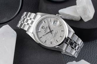 Thumbnail von Tudor Prince Date Day Linen Dial Edelstahl Automatik Herren Ref. 76200