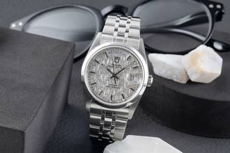 Thumbnail von Tudor Prince Date Day Linen Dial Edelstahl Automatik Herren Ref. 76200