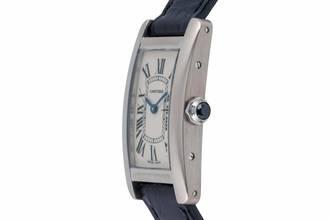 Thumbnail von Cartier Tank Américaine 18k (0,750) Weissgold Quarz Damenuhr Ref. W2601956 2489