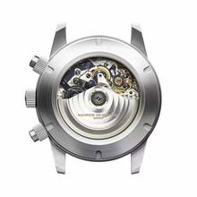 Thumbnail von Maurice de Mauriac Chrono Modern Stahl “Big Date” Smaragd Grün optional in schwarz