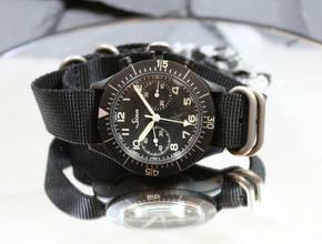 Thumbnail von Sinn 155 S Revolution II Limited Edition Full Set tegimentiert schwarz Hartstoff beschichtet