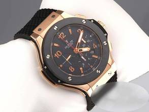 Thumbnail von Hublot Big Bang 44 mm Chronograph 301.pb.131.rx Rosegold 750 Keramik Herren 18kt Rose Gold Black Dial