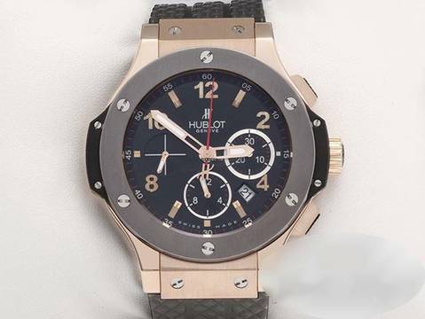  Hublot Big Bang Rosegold 750 Tantal 301.pt.130.rx 2006 Limited Edition Chronograph Automatik 18kt Rose Gold Black Dial 