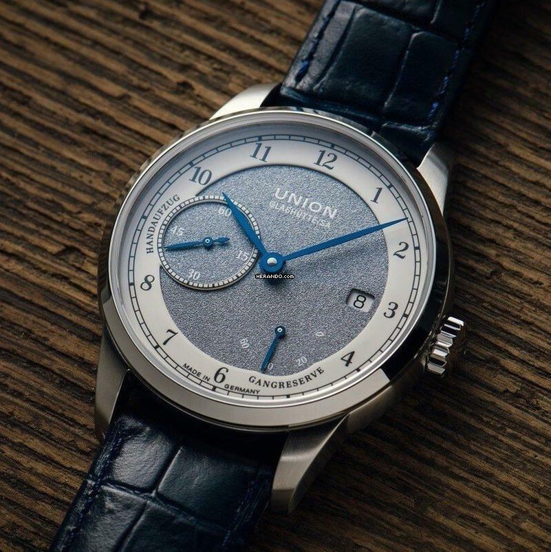 Union Glashütte 1893 Johannes Dürrstein Edition Power Reserve NEW FULL SET