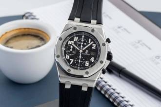 Thumbnail von Audemars Piguet Royal Oak Offshore Chronograph Stahl Automatik Ref. 26020ST