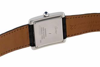 Thumbnail von Cartier Tank Française Edelstahl Automatik Herrenuhr Ref. W5101755 B&P 2003