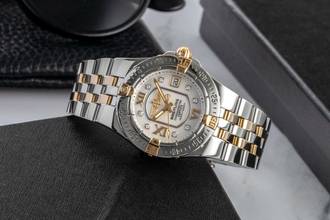 Thumbnail von Breitling Starliner Edelstahl / Gold Quarz MOP Dial Diamonds Damen Ref. B71340